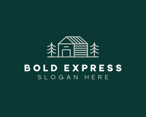 Cabin House Realty logo design