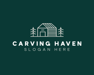 Cabin House Realty logo design