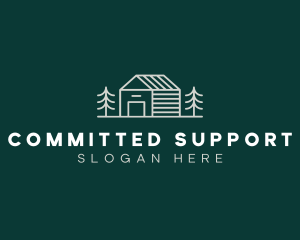 Cabin House Realty logo design