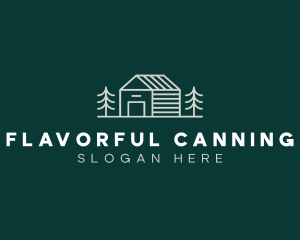 Cabin House Realty logo design