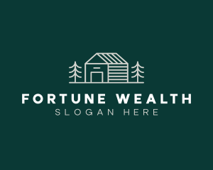 Cabin House Realty logo design