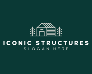 Cabin House Realty logo design