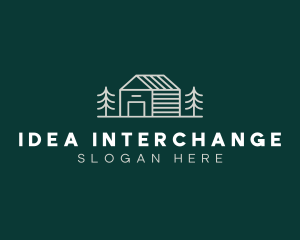 Cabin House Realty logo design