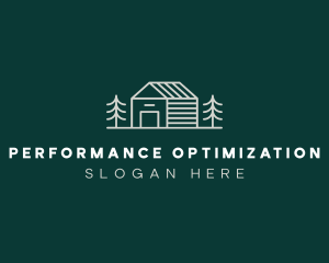 Cabin House Realty logo design