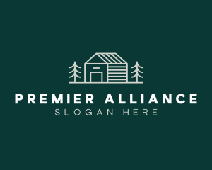 Cabin House Realty logo design