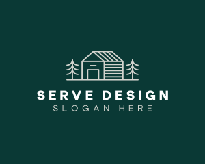 Cabin House Realty logo design