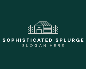 Cabin House Realty logo design