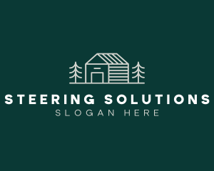 Cabin House Realty logo design