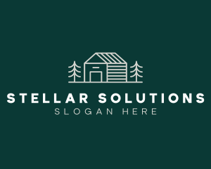 Cabin House Realty logo design