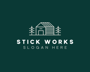 Cabin House Realty logo design