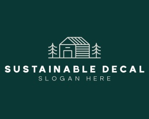 Cabin House Realty logo design