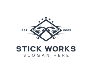 Welding Blowtorch Metalworks logo design