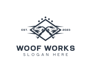 Welding Blowtorch Metalworks logo design