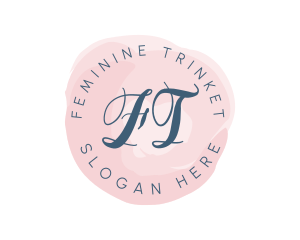 Feminine Watercolor Beauty logo design