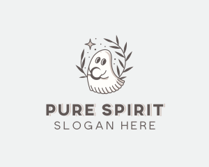 Spooky Ghost Spirit logo design