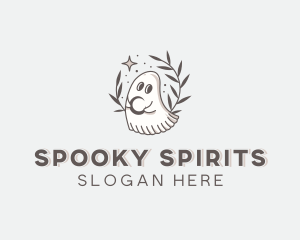 Spooky Ghost Spirit logo design