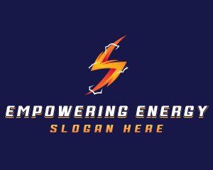 Lightning Thunder Bolt logo design