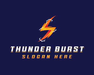 Lightning Thunder Bolt logo design