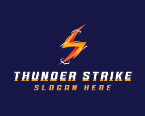 Lightning Thunder Bolt logo design