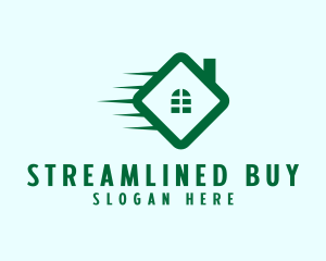 Fast House Shopping logo design