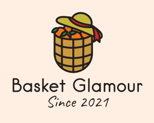 Orange Farm Basket logo design