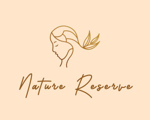 Female Natural Spa logo design