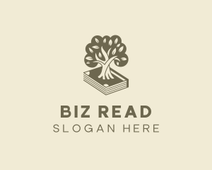 Book Tree Reading logo design