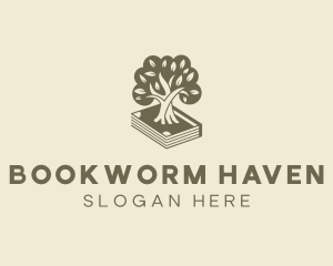 Book Tree Reading logo design