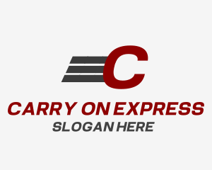 Logistics Delivery Express logo design