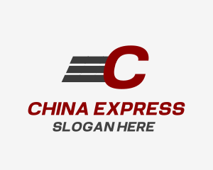 Logistics Delivery Express logo design