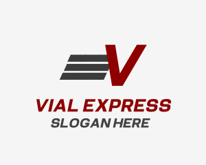 Logistics Delivery Express logo design