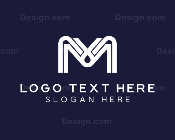 Corporate Business Letter M Logo