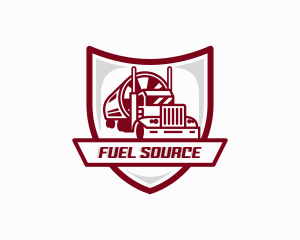 Freight Tanker Truck logo design