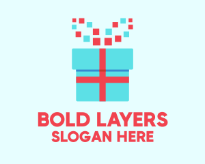 Digital Gift Box logo design