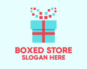 Digital Gift Box logo design