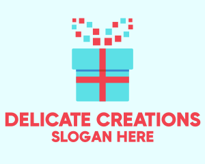 Digital Gift Box logo design