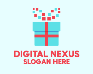 Digital Gift Box logo design