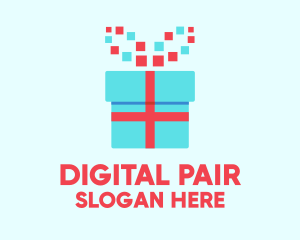 Digital Gift Box logo design