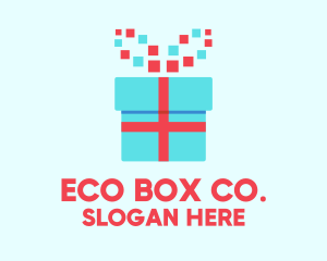 Digital Gift Box logo design