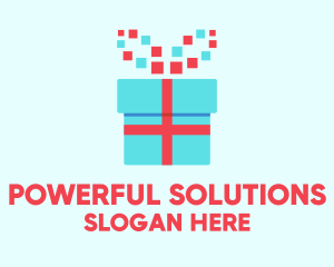 Digital Gift Box logo design