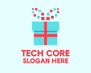 Digital Gift Box logo design