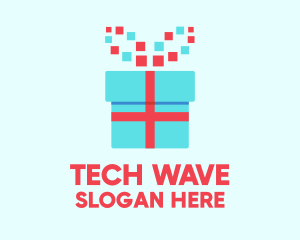 Digital Gift Box logo design