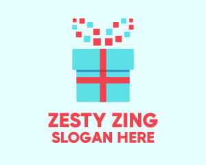 Digital Gift Box logo design