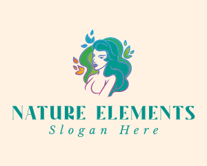 Woman Nature Beauty logo design