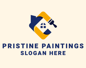 Home Paint Remodeling logo design