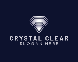 Crystal Diamond Boutique logo design