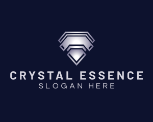 Crystal Diamond Boutique logo design