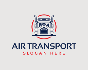 Logistics Truck Delivery logo design