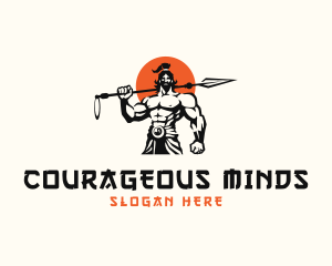 Spartan Warrior Gladiator logo