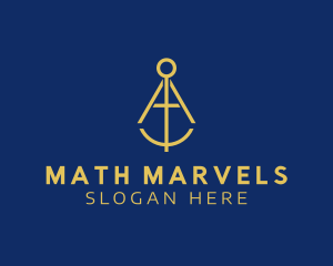 Elegant Geometry Compass  logo